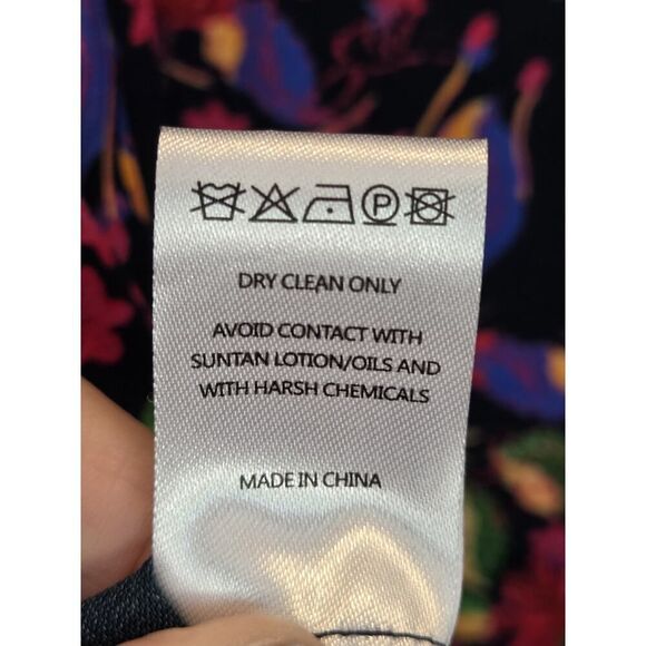 SALONI Lea Gathered Floral-Print Crepe De Chine Mini Wrap Dress | 2 Cottagecore - Picture 15 of 16